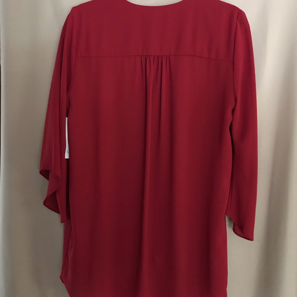 Karen Kane asymmetrical over blouse - Picture 2 of 4